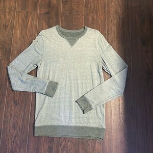 Long Sleeve Heather Green Shirt